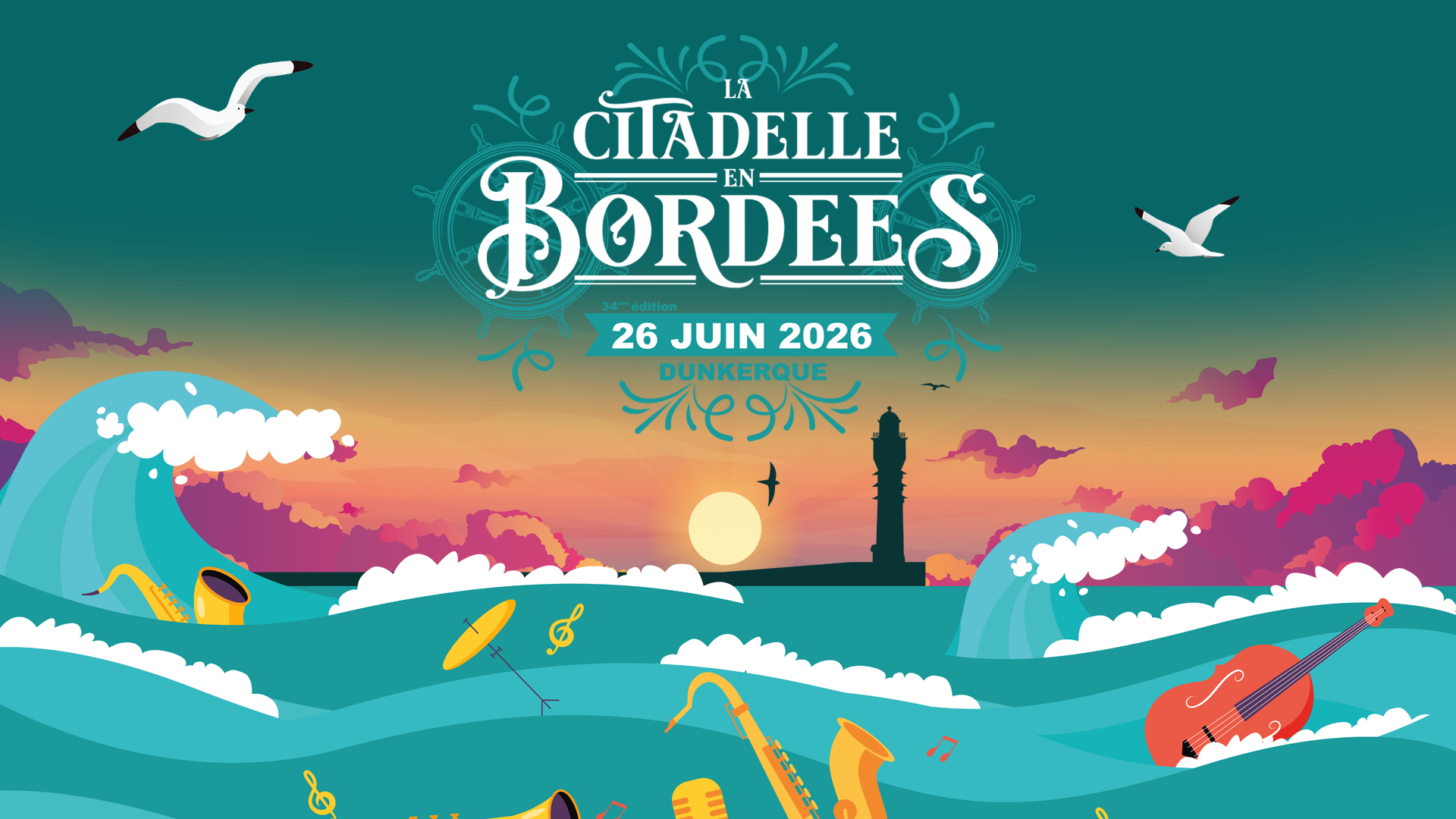 Affiche Citadelle en Bordées 2026